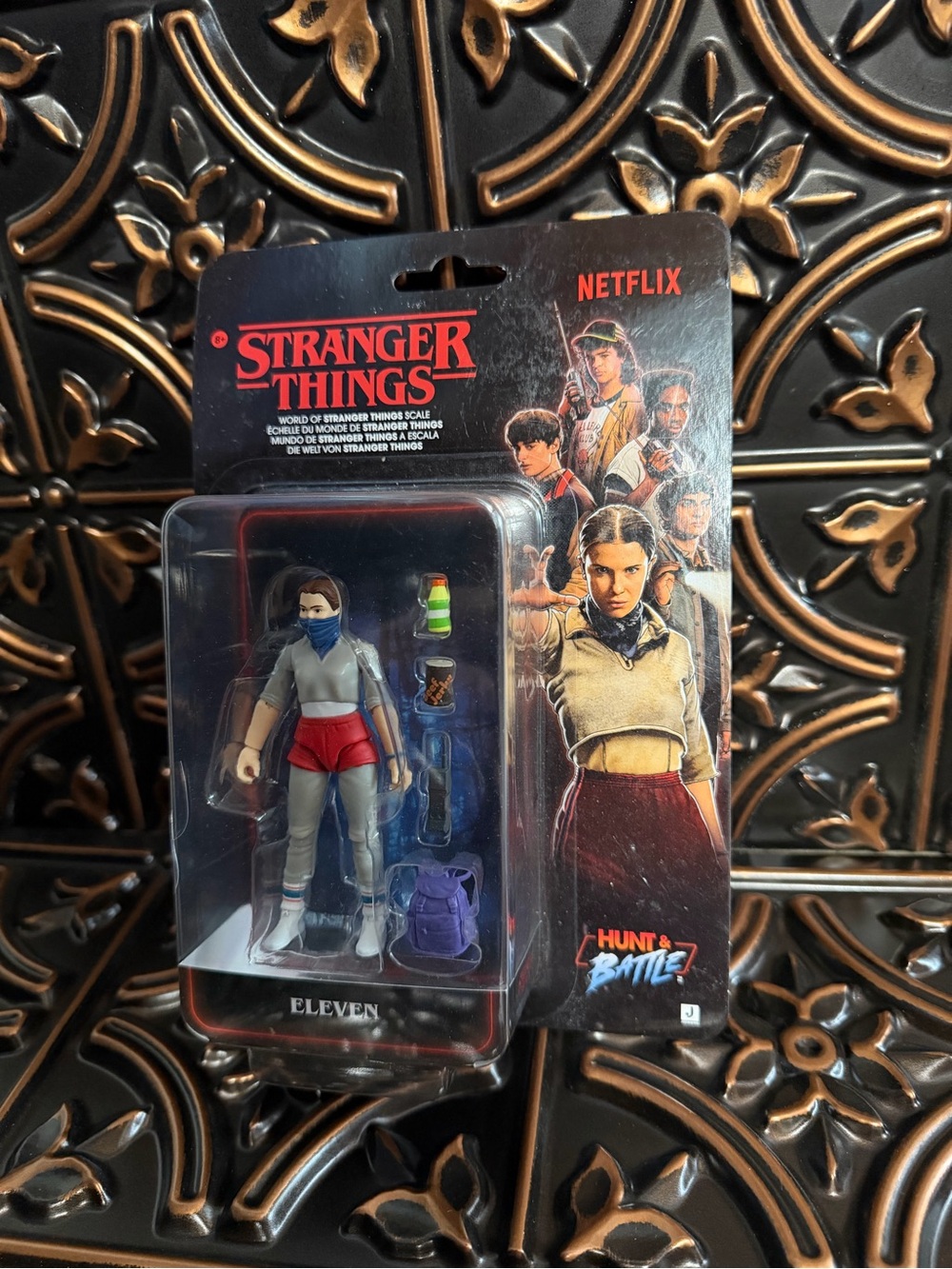 Stranger Things Eleven Action Figure - Red Shorts, Gray Top